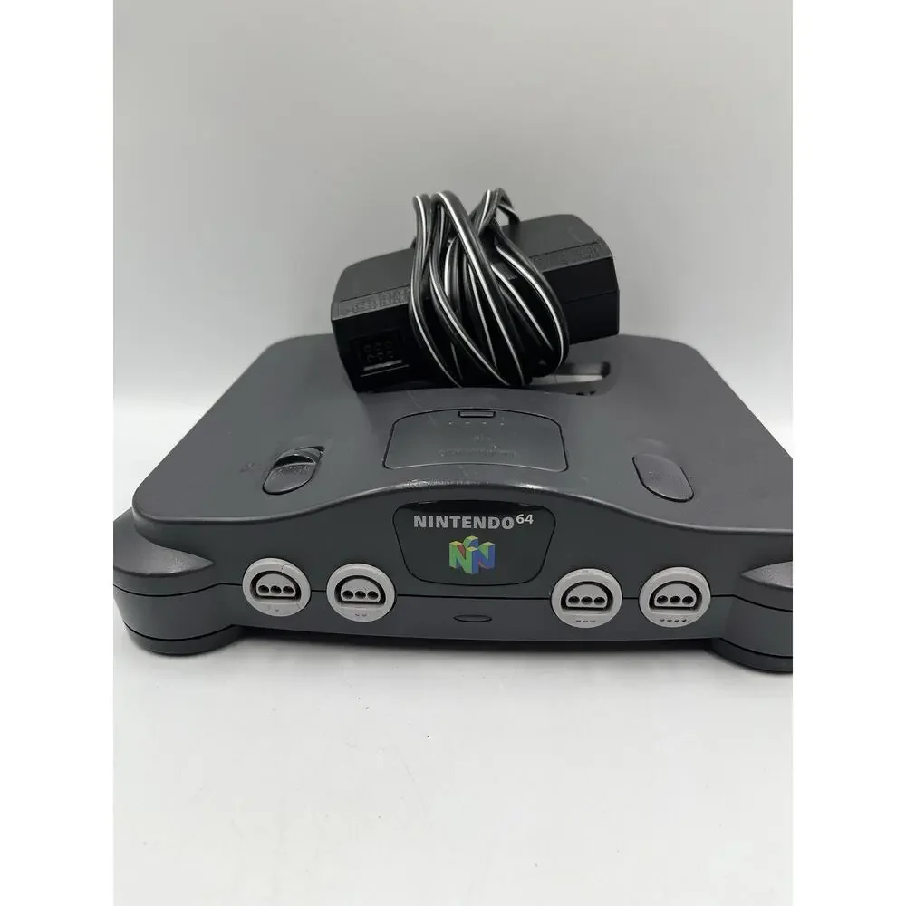 Nintendo 64 N64 Console NUS-001(USA) w/ OEM Power Adapter - TESTED